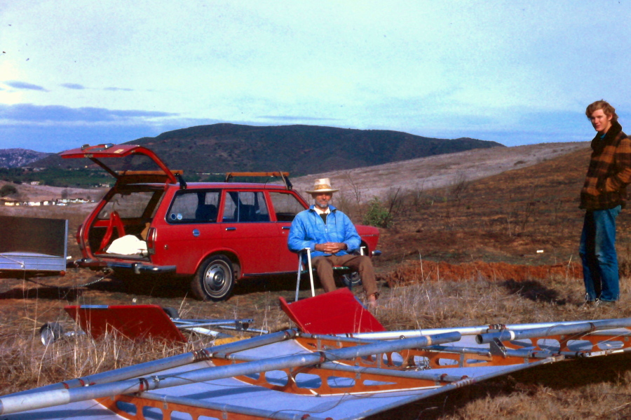 Richard watching Skysail assembly R.jpg