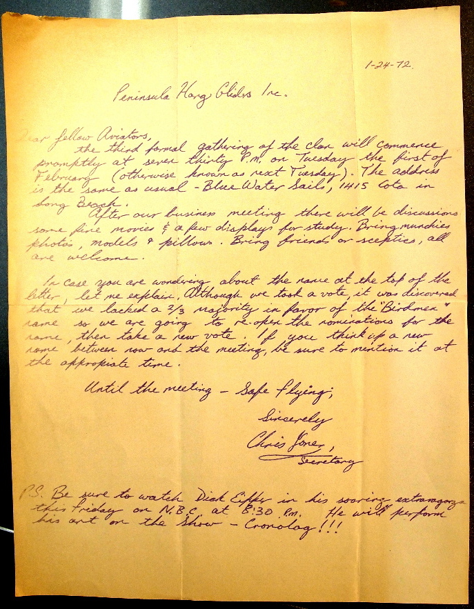Peninsula Hang Glider club meeting notice 1-24-72.JPG