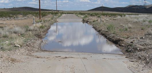 The puddle from hail.JPG